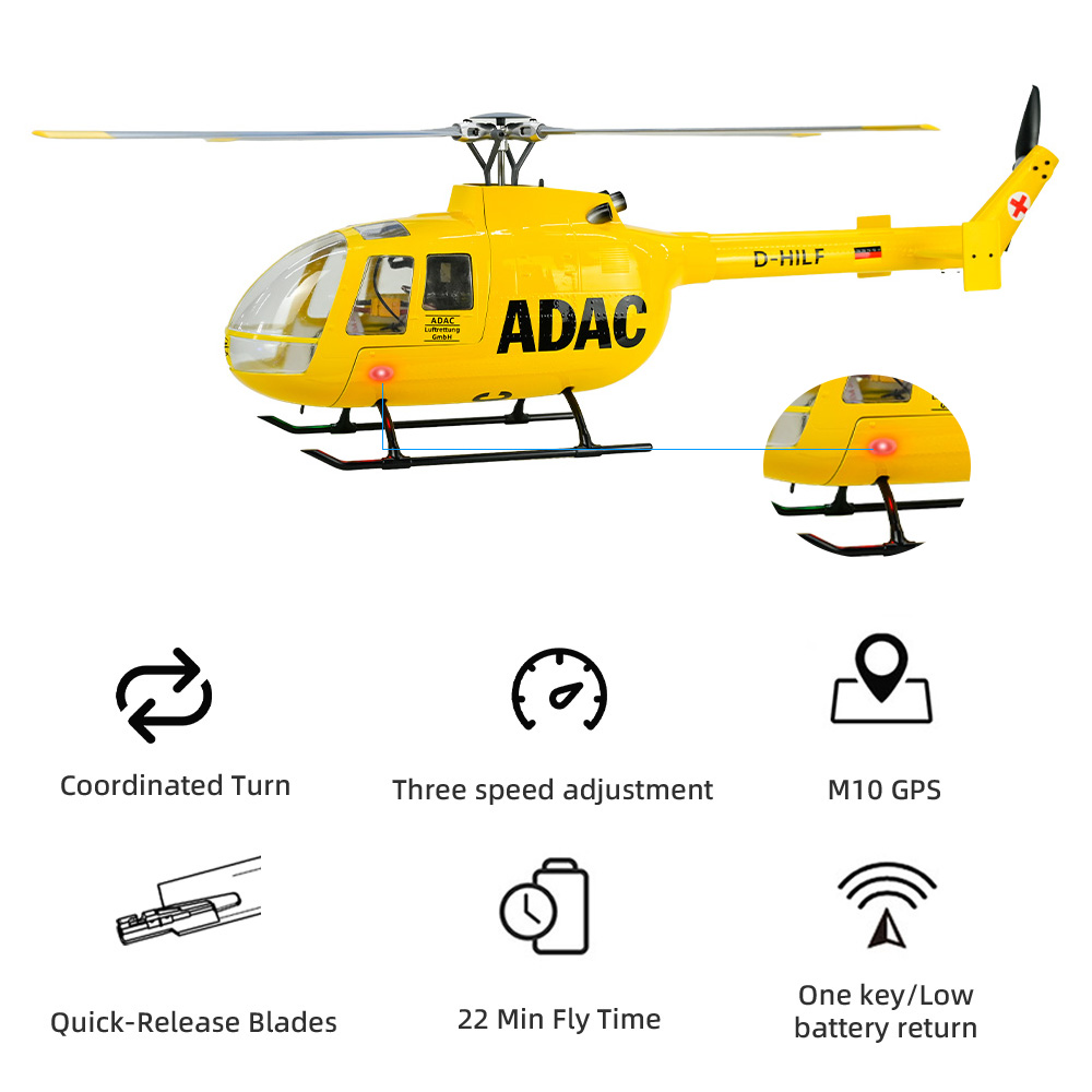 Outdoor Lighting Uk - Helikopter w skali FLY WING BO105