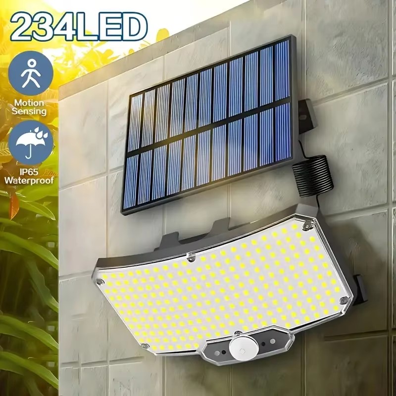 Outdoor Lighting Waterproof - 234 LED Solarne Lampy Zewnętrzne z