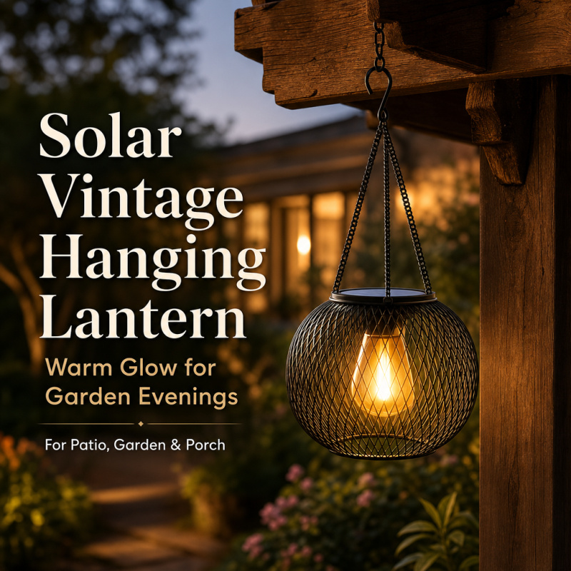 Outdoor Lighting And Landscape - Solarna lampa podłogowa LED do zawieszenia,