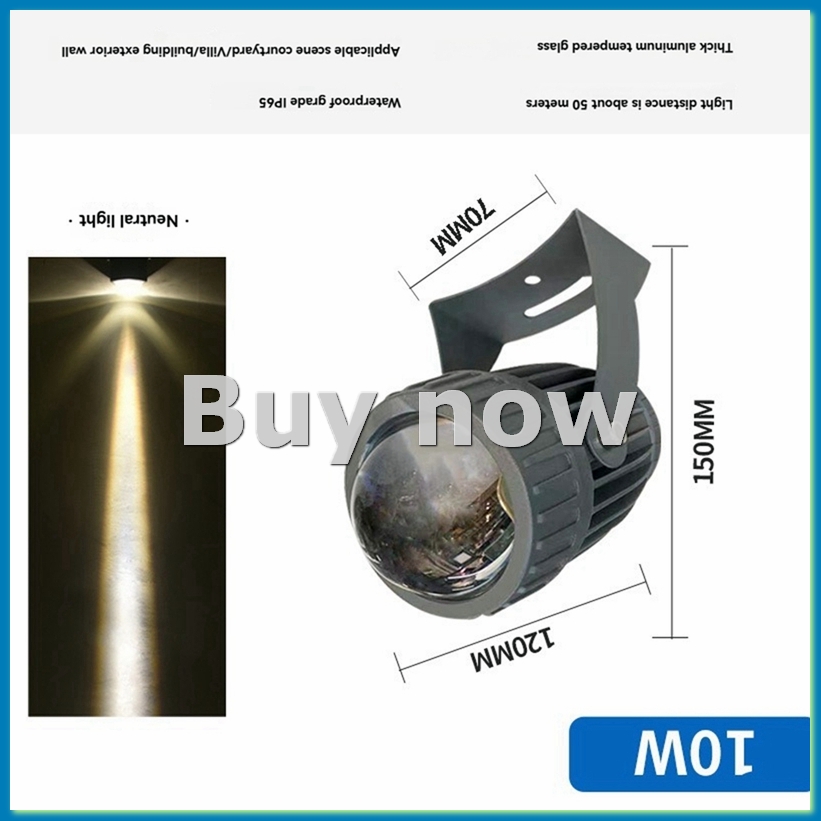 Outdoor Lighting And Landscape - Zewnętrzne reflektory LED ogrodowe ścienne 10W