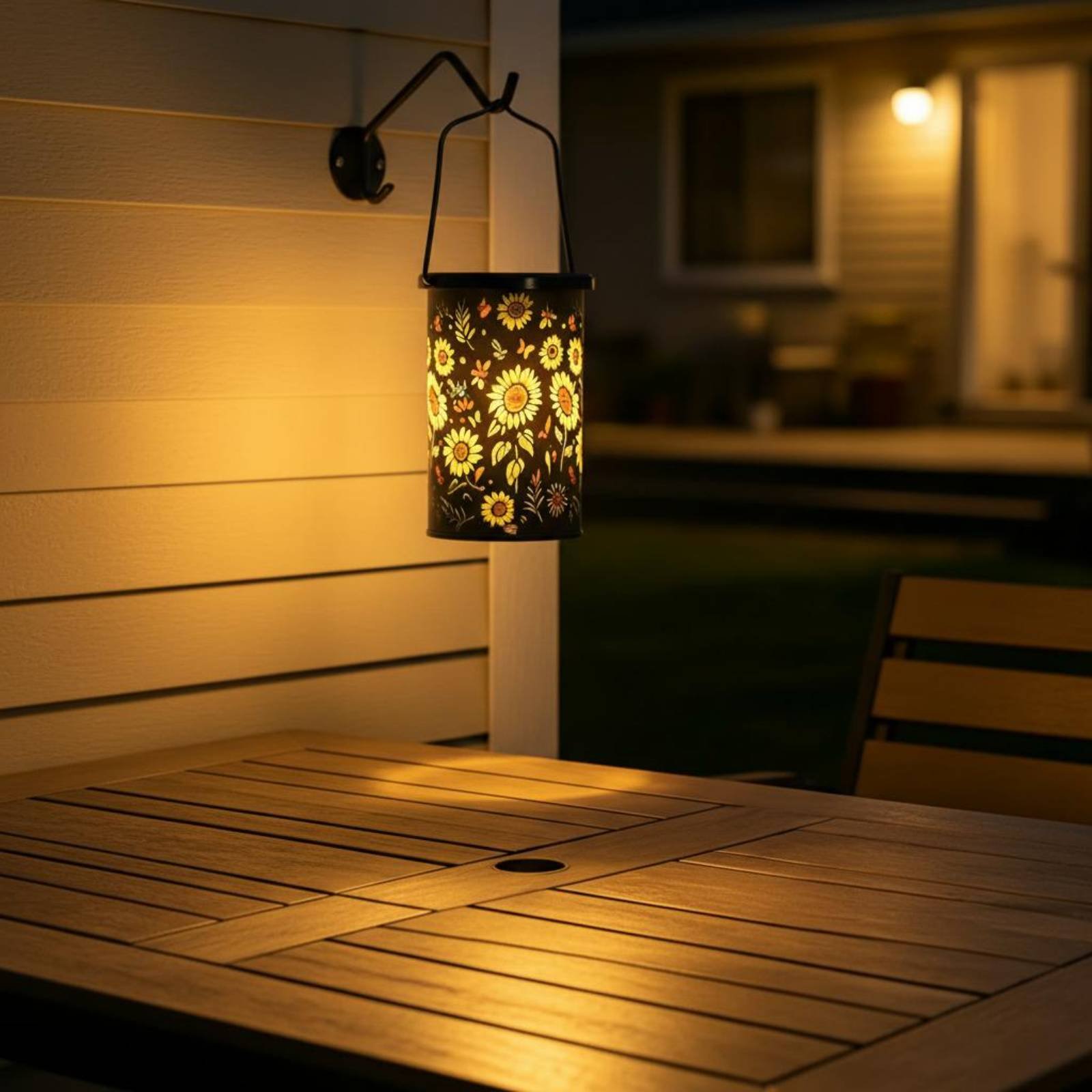 Outdoor Lighting And Landscape - Lampion kwiatowy w stylu vintage, wiszący