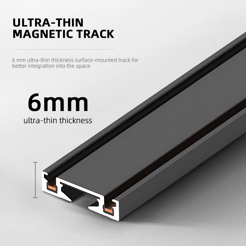 Outdoor Lighting Track - Seria ST1 3CCT Czarno-biała Ultra cienka