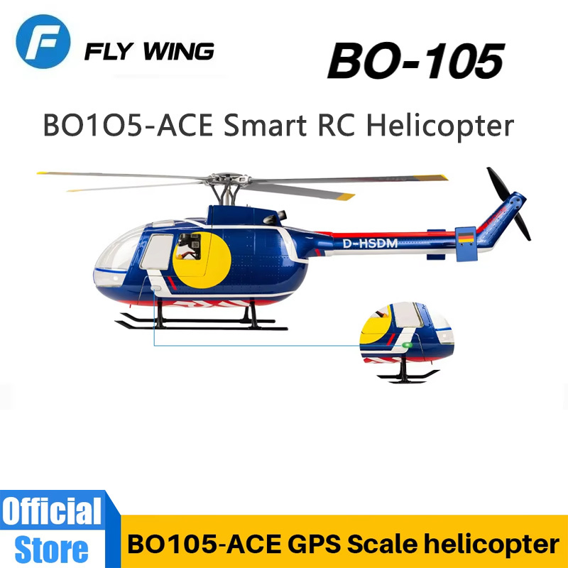 Outdoor Lighting Uk - Helikopter zdalnie sterowany Flying Wing BO-105,