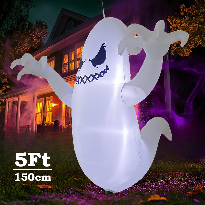 Outdoor Lighting Effects - 5-stopowy dmuchany model ducha na Halloween,