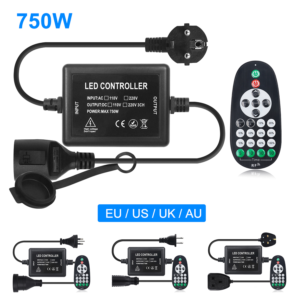 Outdoor Lighting Uk - Sterownik LED Ściemnialny AC 110V 220V