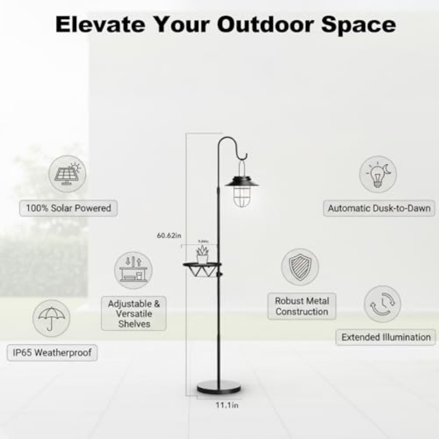 Solarna lampa podłogowa ze sto – Outdoor Lighting Waterproof recenzja i cena