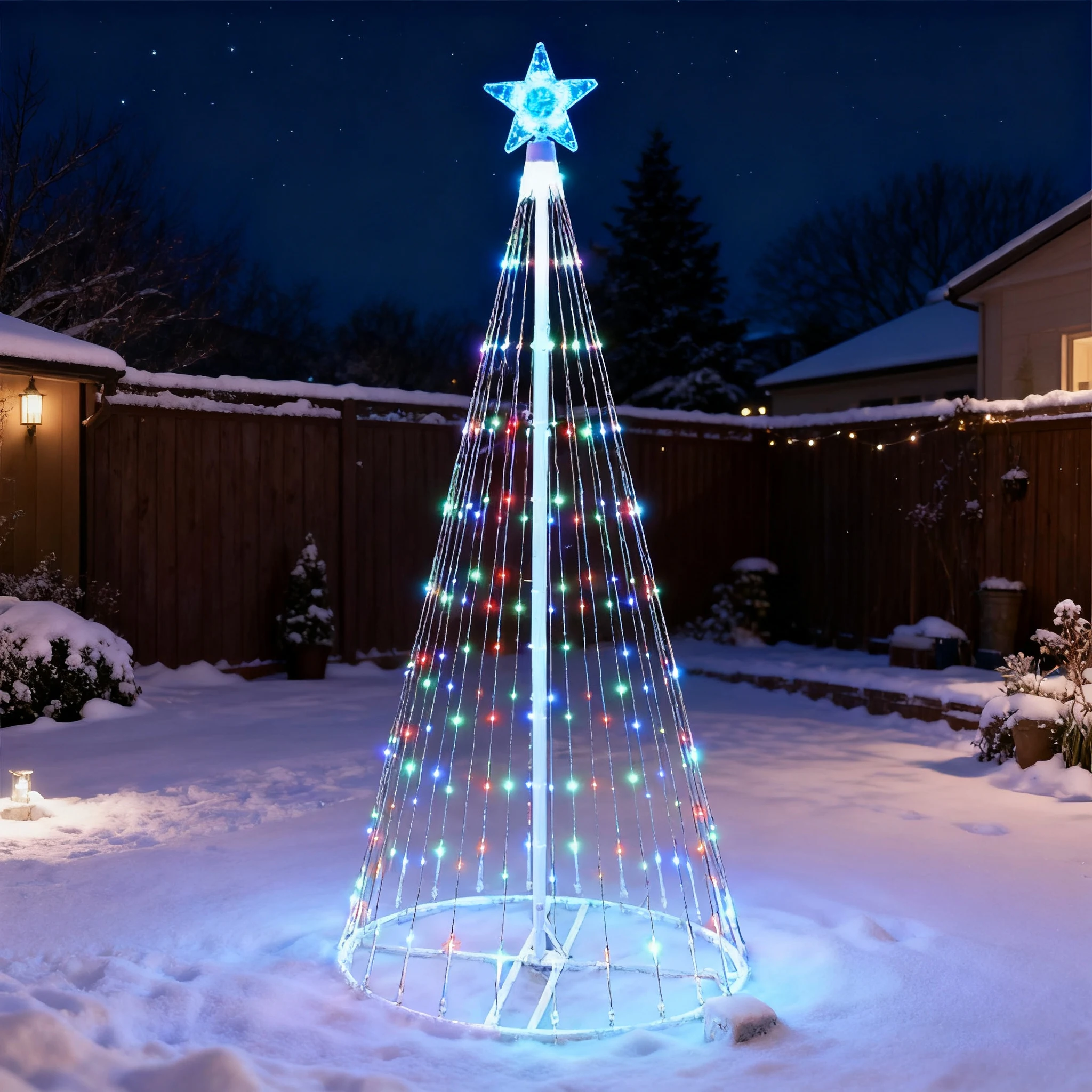 Lampki LED w kształcie wodospa – Outdoor Lighting Effects recenzja i cena