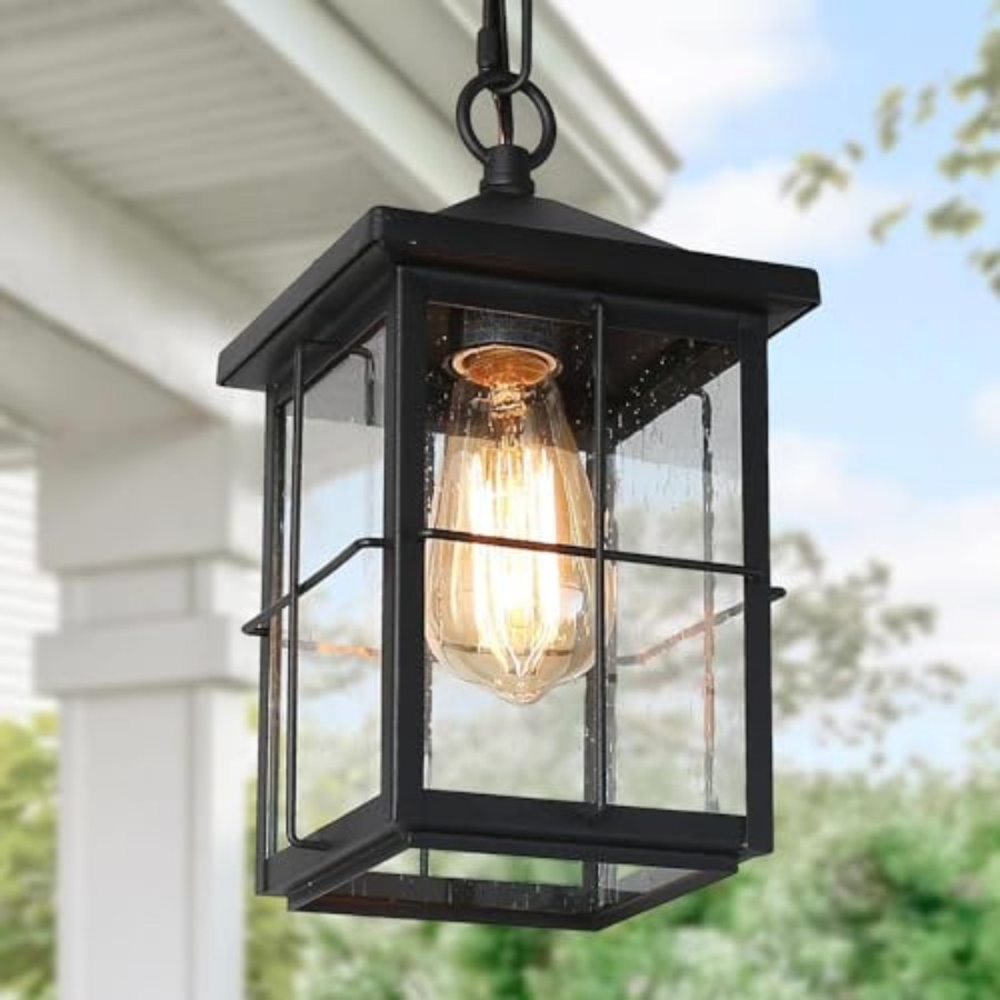 Zewnętrzna lampa wisząca, czar – Outdoor Lighting Black recenzja i cena