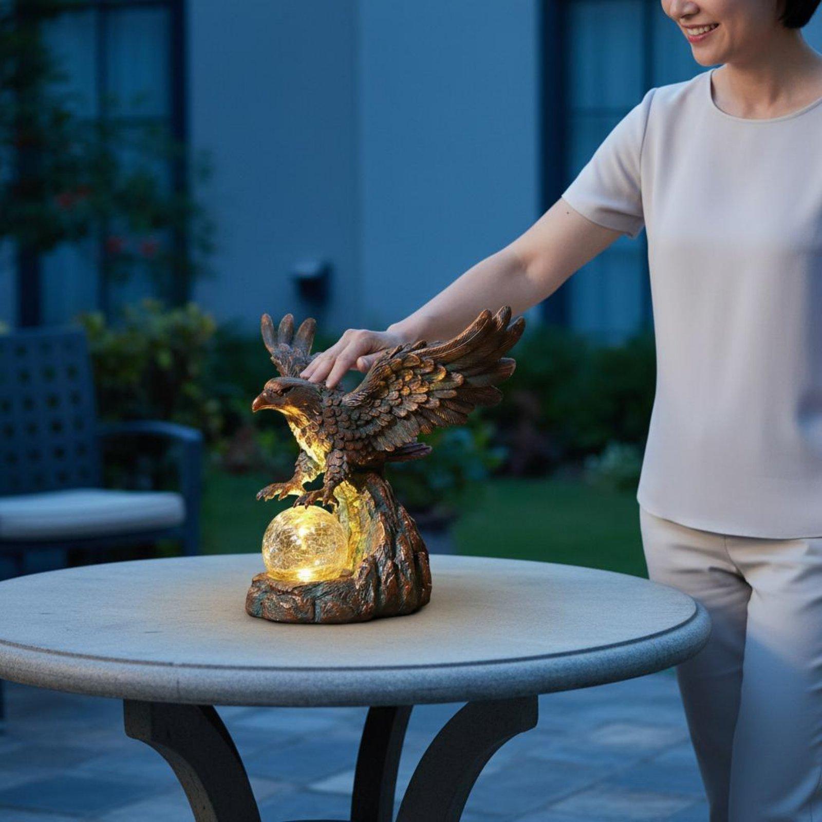 Solarna lampa w kształcie orła – Outdoor Lighting Pathway recenzja i cena