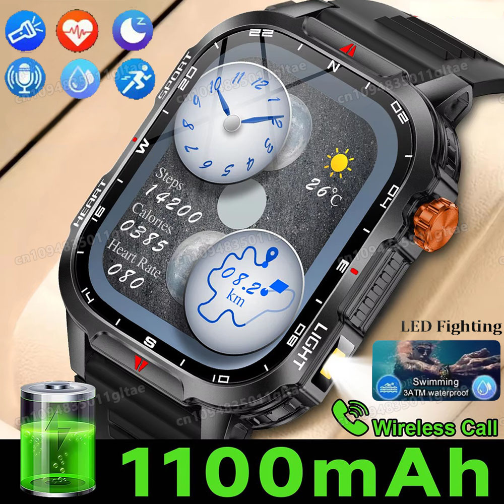 Wojskowy smartwatch outdoorowy – Outdoor Lighting Track recenzja i cena