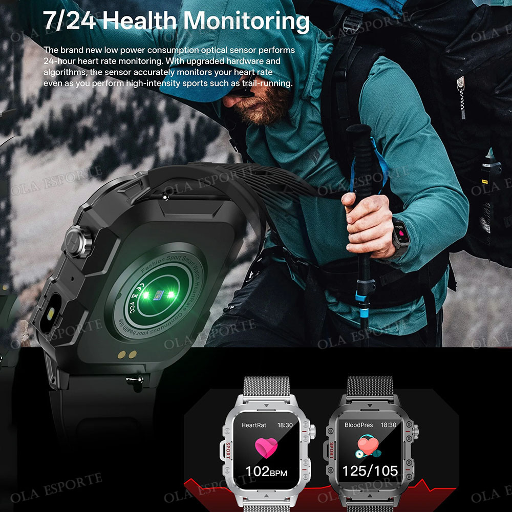Wojskowy smartwatch outdoorowy – Outdoor Lighting Track recenzja i cena