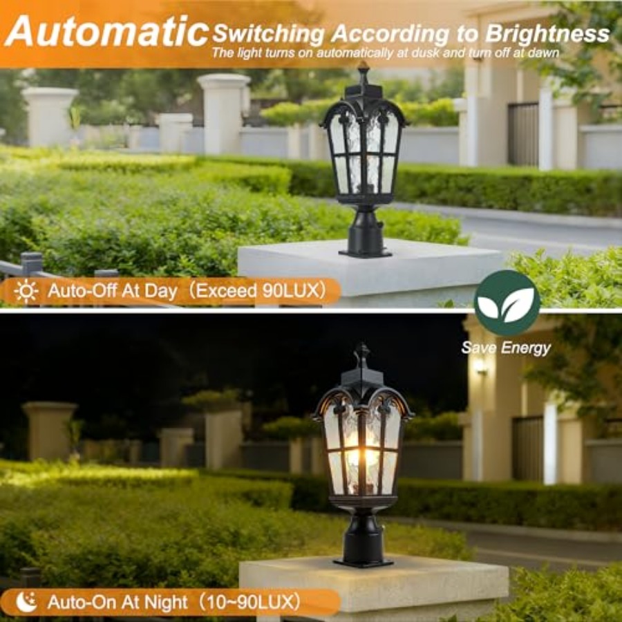 Zewnętrzne lampy słupkowe z cz – Outdoor Lighting Waterproof recenzja i cena