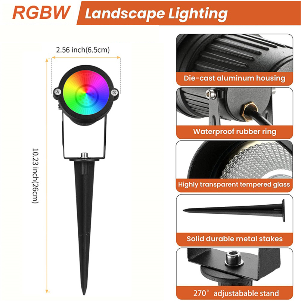 Oświetlenie krajobrazowe RGBW  – Outdoor Lighting And Landscape recenzja i cena