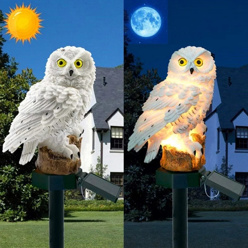 Solarna Statua Sowy, Lampa Ogr – Outdoor Lighting And Landscape recenzja i cena