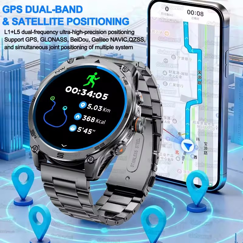 Nowy Wojskowy Smartwatch z Wbu – Outdoor Lighting Track recenzja i cena