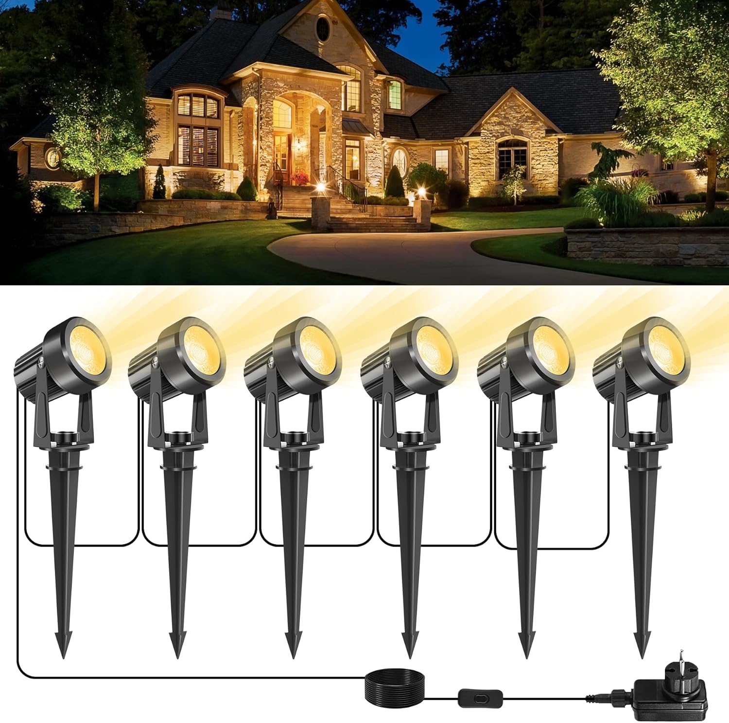 3000K reflektor zewnętrzny dek – Outdoor Lighting Uk recenzja i cena
